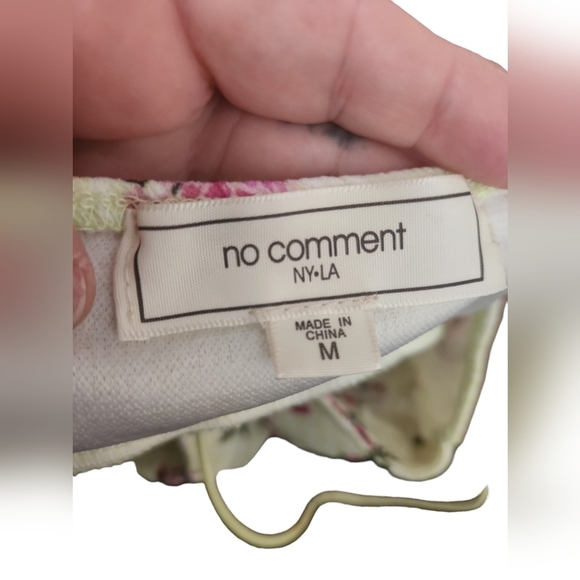 No Comment Spring Green Mini Dress - Picture 5 of 8